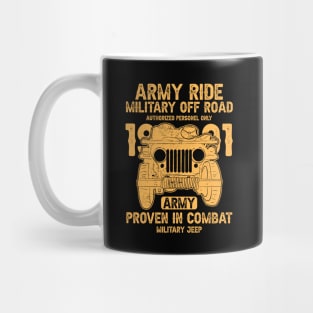 Army Ride Military Off Road Jeep Mug